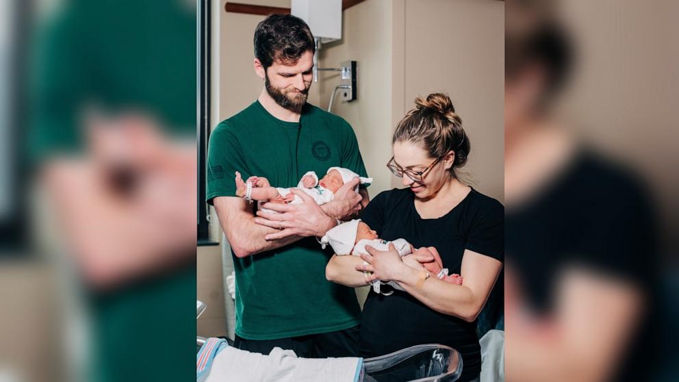 VIDEO: Mom with double uterus gives birth to twins