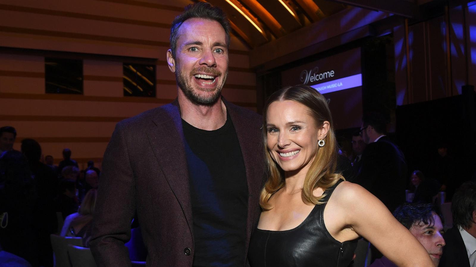 PHOTO: Dax Shepard and Kristen Bell attend the Education Through Music Los Angeles 18th Annual Benefit Gala at Skirball Cultural Center on Dec. 5, 2023 in Los Angeles.