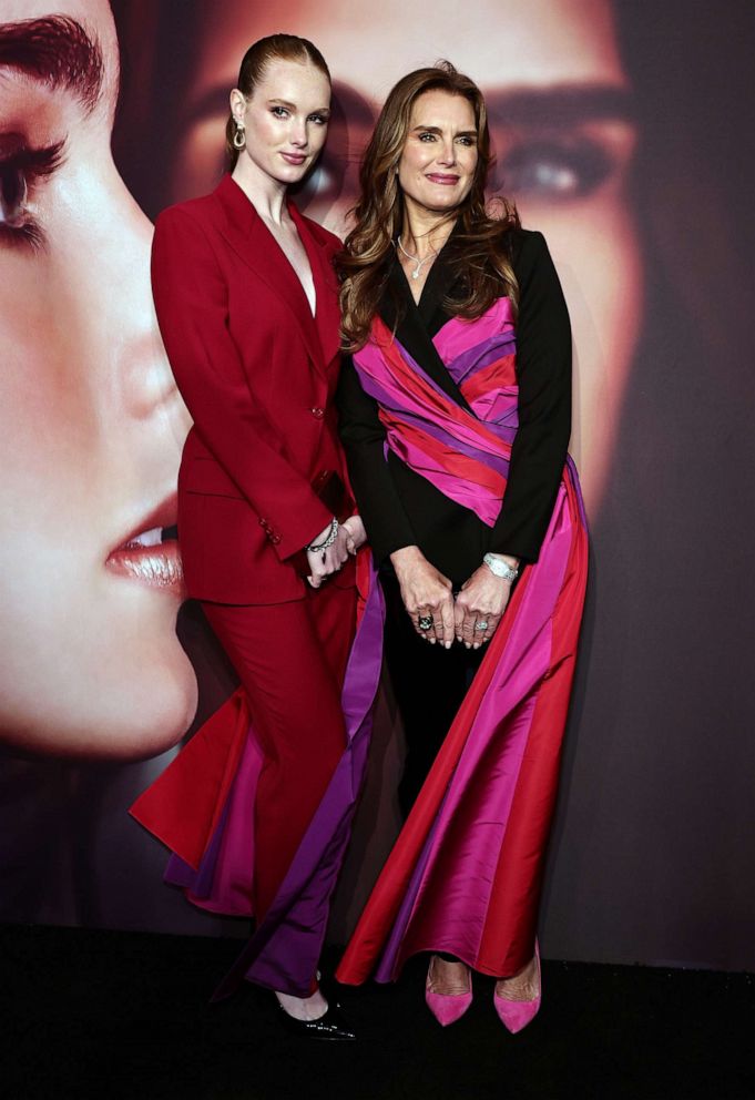 PHOTO: Grier Hammond Henchy and Brooke Shields attend the "Pretty Baby: Brooke Shields" New York Premiere at Alice Tully Hall on March 29, 2023 in New York City.