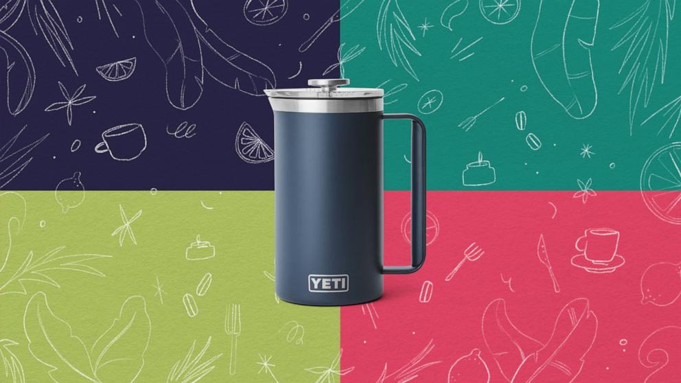 Make fresh coffee easily with the new Yeti Rambler French Press