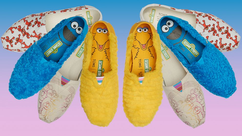 Me want shoes! TOMS releases 'Sesame Street' shoe