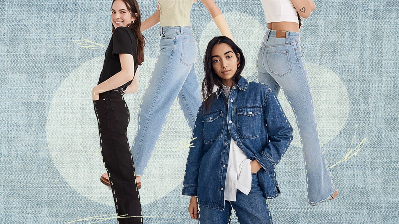 PHOTO: The top denim trends to watch for this fall.