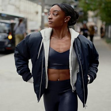 Simone Biles has partnered with Athleta to release a multi-generational capsule collection just in time for her highly anticipated national Gold Over America Tour.