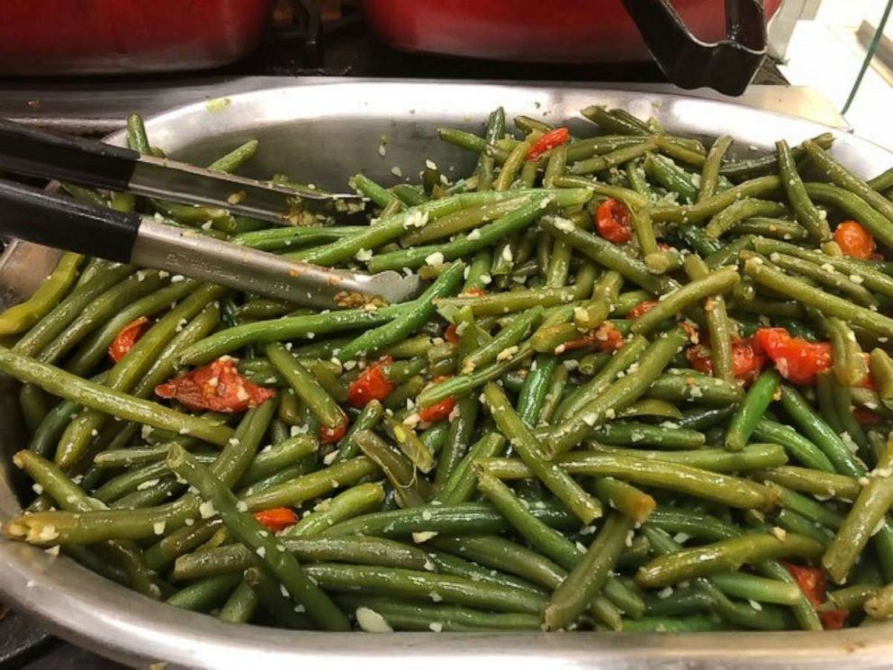 PHOTO: Chef Millie Peartree's smothered green beans. 