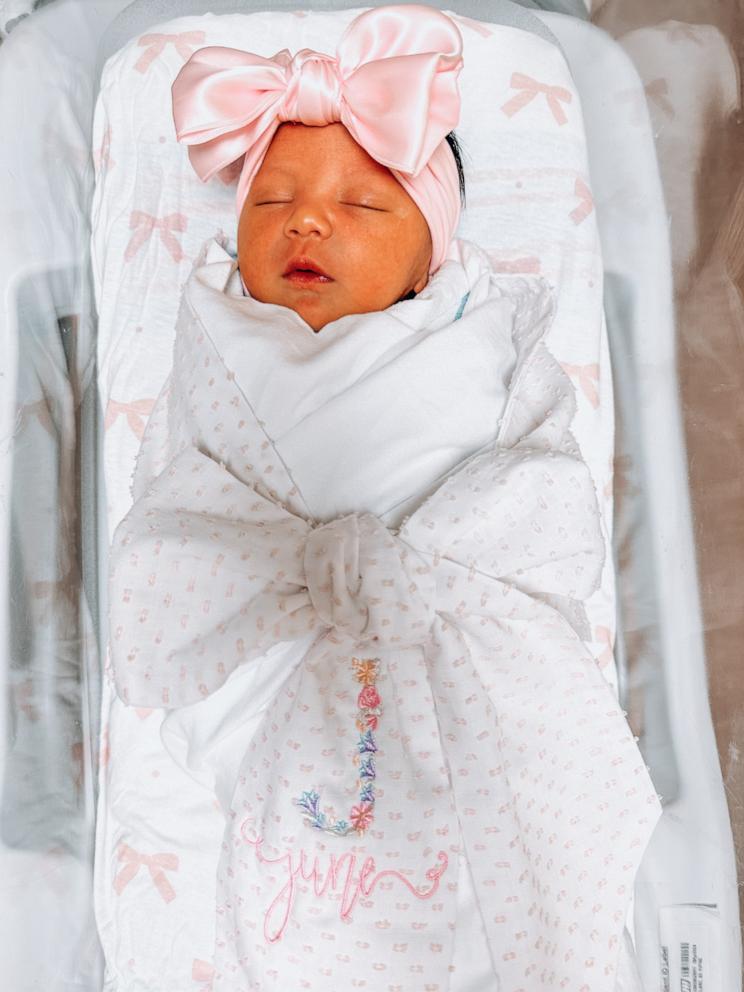 PHOTO: June Carter Clark was born at 2:30 p.m and weighed in at 6 pounds, 12 ounces.