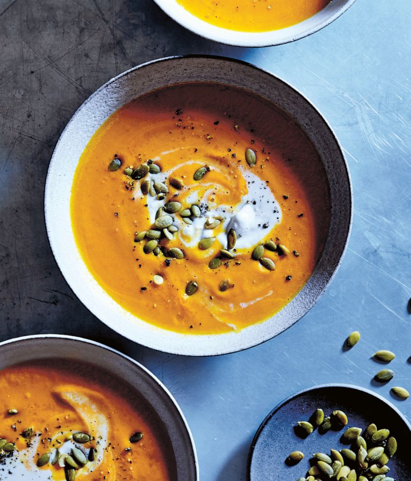 PHOTO: Spiced carrot soup from "Help Yourself" cookbook author Lindsay Maitland Hunt.