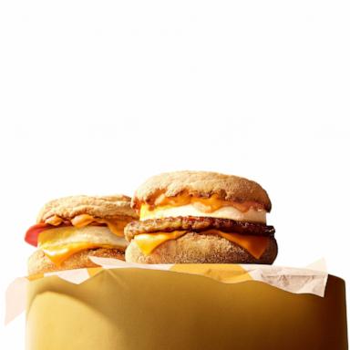 PHOTO: McDonald's adds new spicy McMuffin breakfast sandwiches to menus for a limited time.