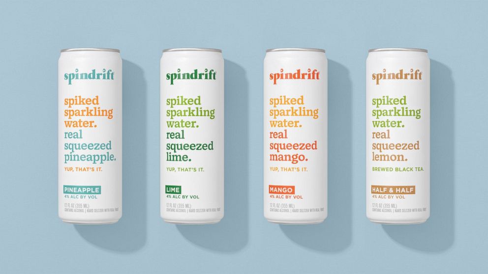 PHOTO: New Spindrift Spiked will launch in four flavors.