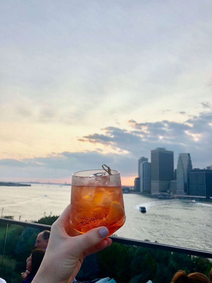 PHOTO: An Aperol Spritz photographed at the 1 Hotel in Brooklyn, New York. 