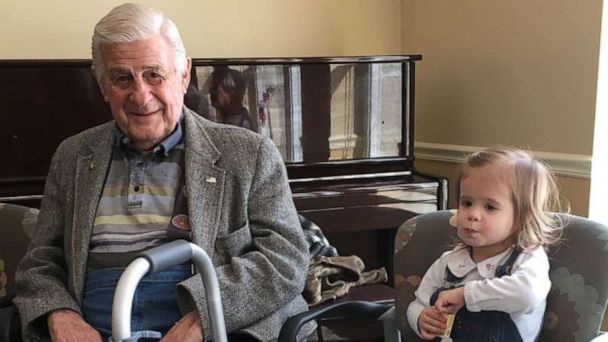 95-year-old former marine and 3-year-old meet in music class and are ...