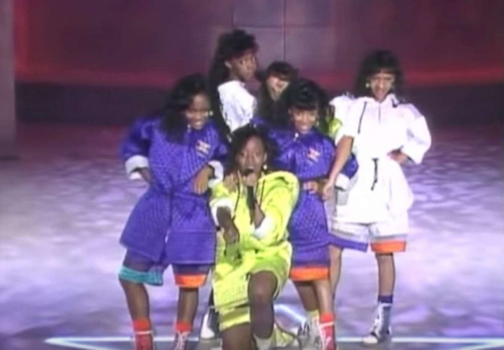 PHOTO: Kelly Rowland as a child performing with Girls Tyme on CBS' 'Star Search in 1993.