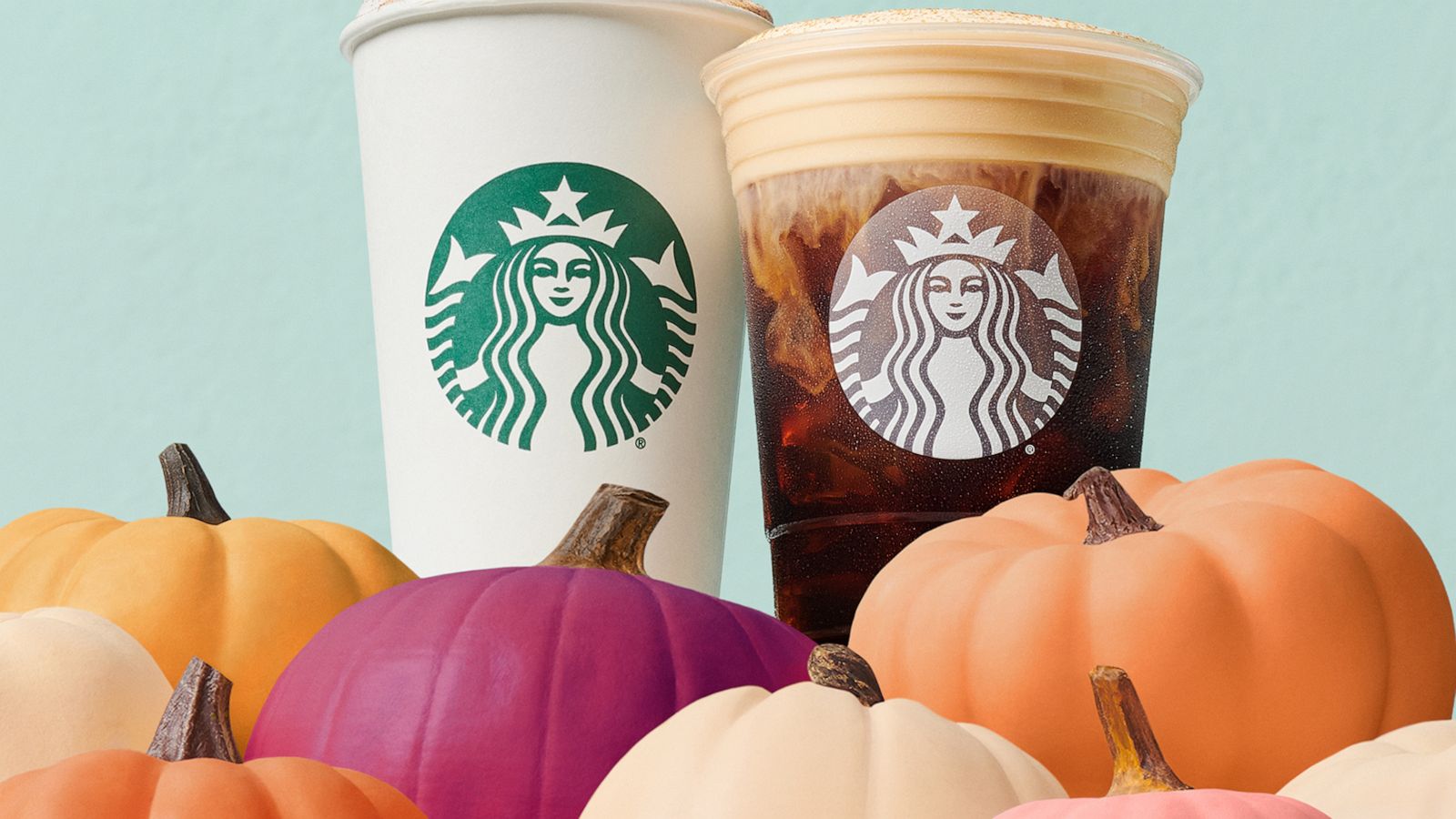 PHOTO: Pumpkin Spice Latte and Pumpkin Cream Cold Brew are available at Starbucks.