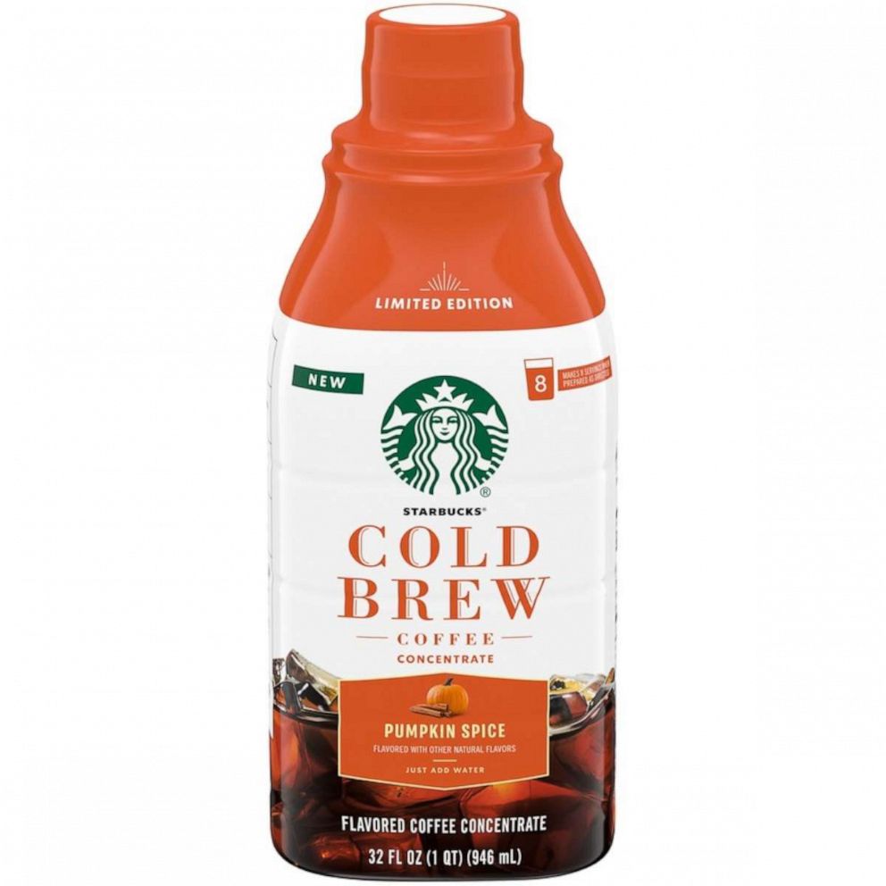 PHOTO: Starbucks pumpkin spice-infused cold brew concentrate.