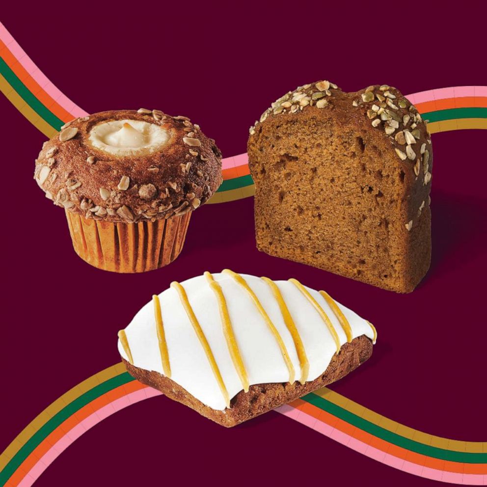 PHOTO: Pumpkin muffins and scones will join the fall pastry lineup with the year-round favorite pumpkin loaf.