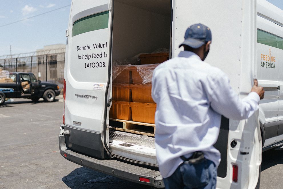 PHOTO: Starbucks will work with Feeding America to distribute food to communities in need to fight food insecurity.