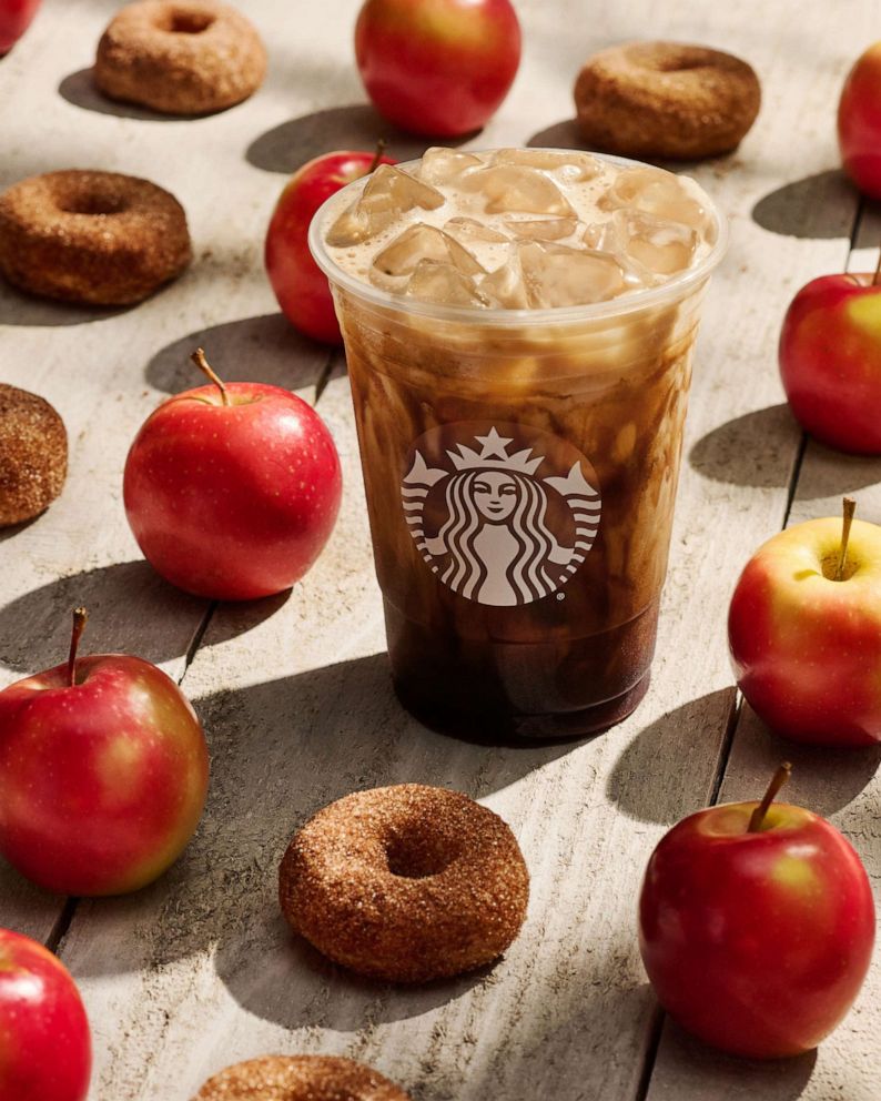 PHOTO: The new Starbucks Iced Apple Crisp Oatmilk Shaken Espresso.