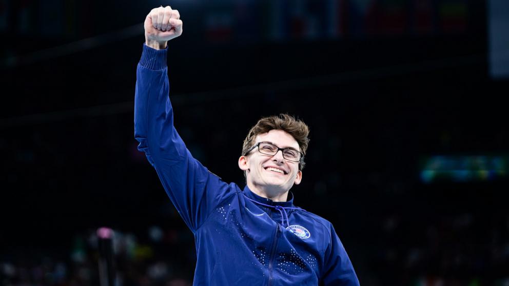 PHOTO: Stephen Nedoroscik, a pommel horse specialist on the U.S. men's gymnastics team who became a breakout star in the 2024 Olympics, is heading to the “Dancing With the Stars” ballroom as a celebrity competitor.