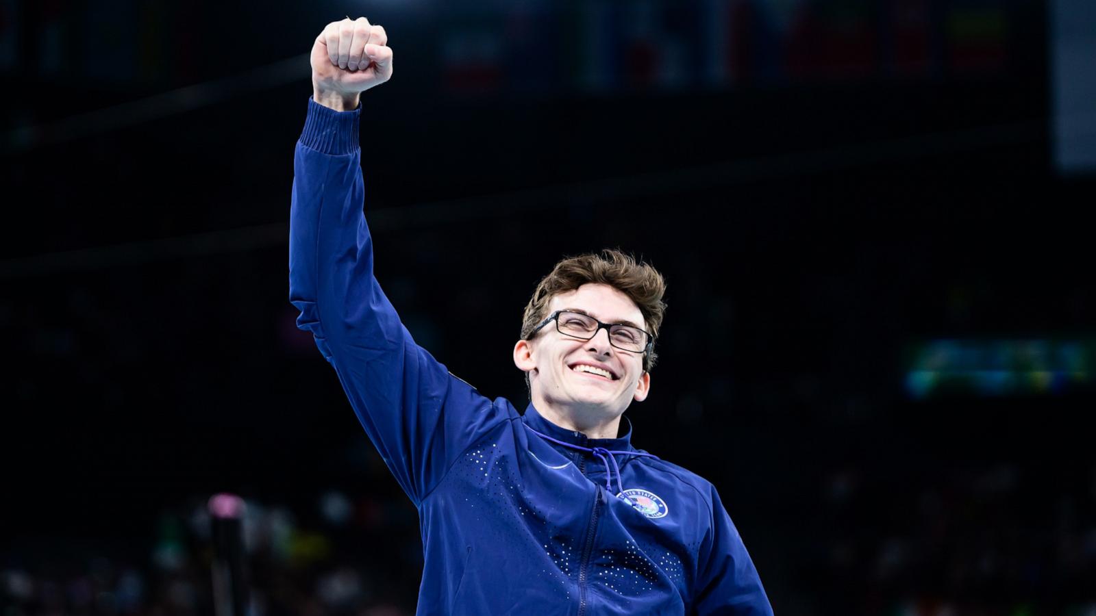 PHOTO: Stephen Nedoroscik, a pommel horse specialist on the U.S. men's gymnastics team who became a breakout star in the 2024 Olympics, is heading to the “Dancing With the Stars” ballroom as a celebrity competitor.