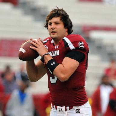 PHOTO: Quarterback Stephen Garcia of the South Carolina Gamecocks warms up for play against the Navy Midshipmen September 17, 2011 at Williams-Brice Stadium in Columbia, South Carolina.