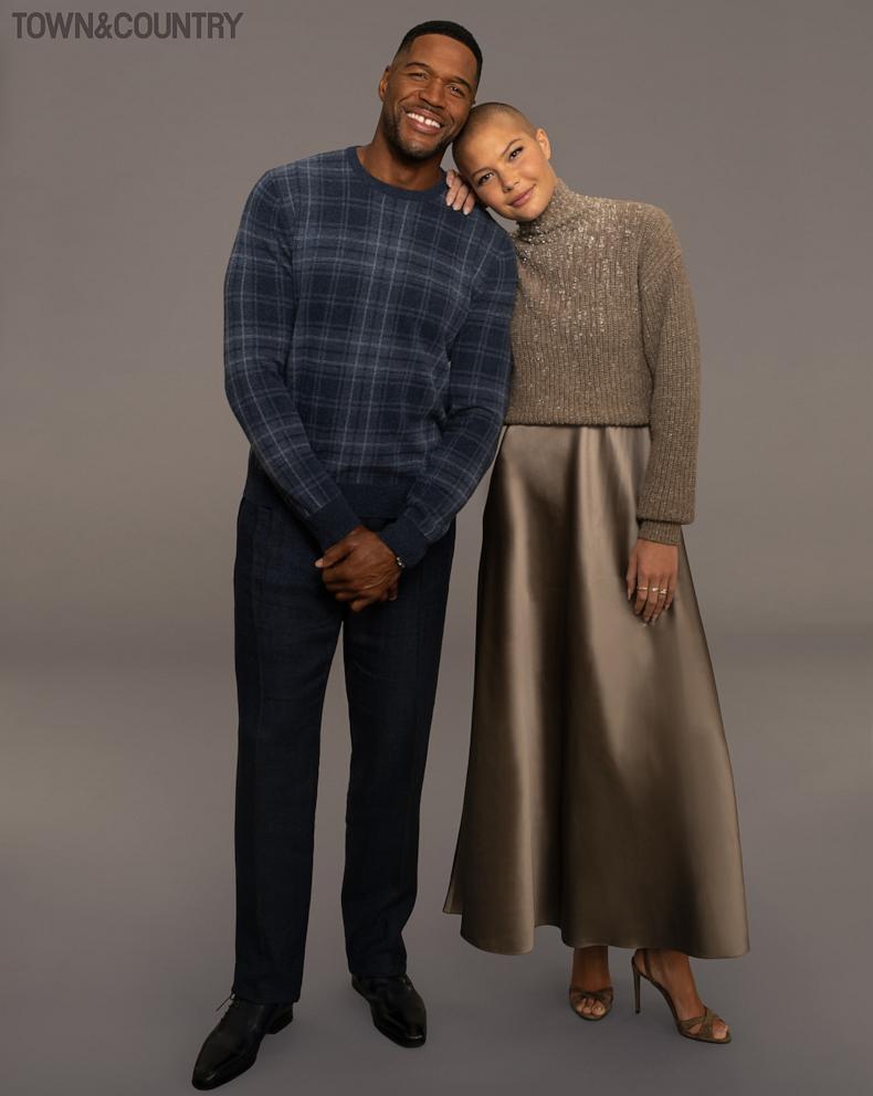 PHOTO: Michael Strahan and his daughter Isabella Strahan teamed up for a joint interview featured on the cover of Town & Country magazine.