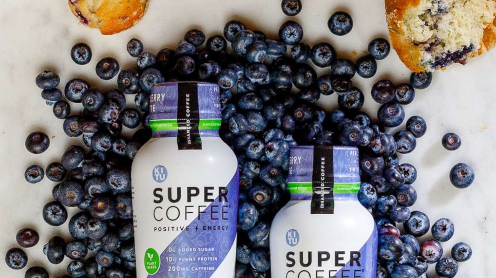 PHOTO: The new Super Coffee Blueberry Latte has zero added sugar, 10 grams of protein and 80 calories.