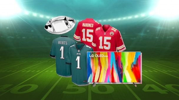 Limited-Edition LVII Two-Tone Varsity Fashion Jersey with NFL Logo