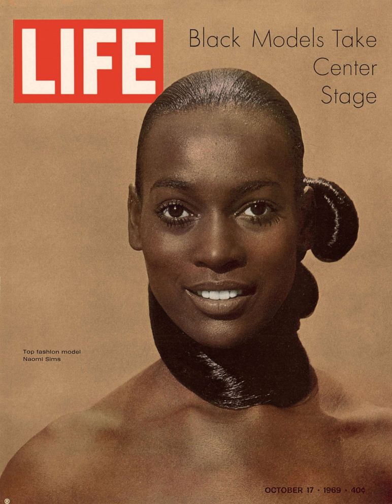 PHOTO: Naomi Sims, photographed by Yale Joel, LIFE magazine, October 1969.