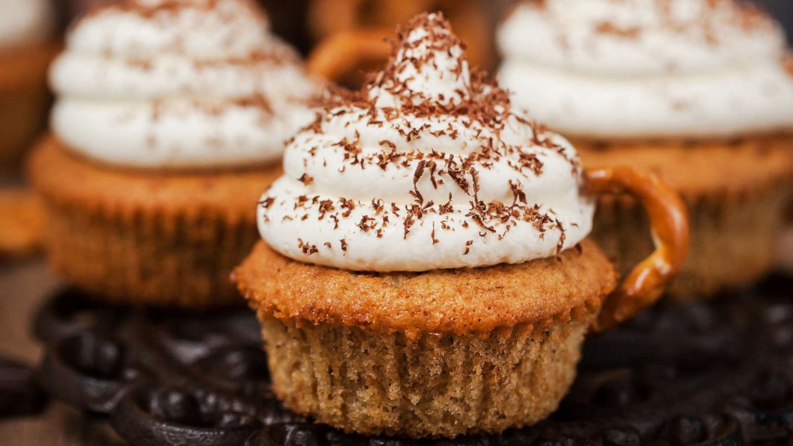 PHOTO: Leftover Thanksgiving sweet potato cupcakes with marshmallow topping.