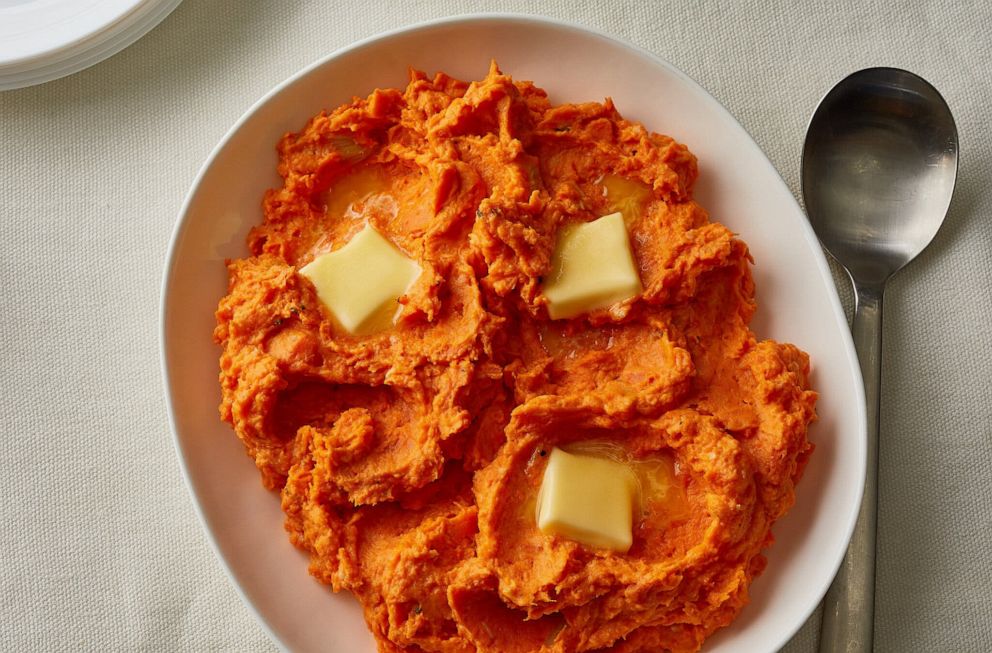 PHOTO: Mashed sweet potatoes are a great side for Friendsgiving.