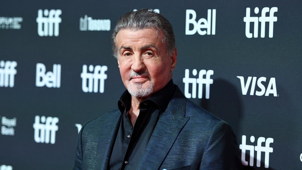 PHOTO: Sylvester Stallone attends Netflix's "Sly" world premiere during the Toronto International Film Festival in Toronto, Ontario, Sept. 16, 2023.