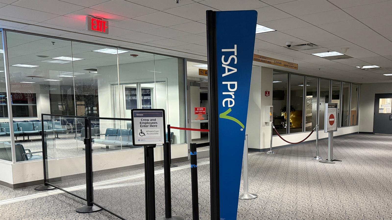 TSA PreCheck lines at Security - Airport