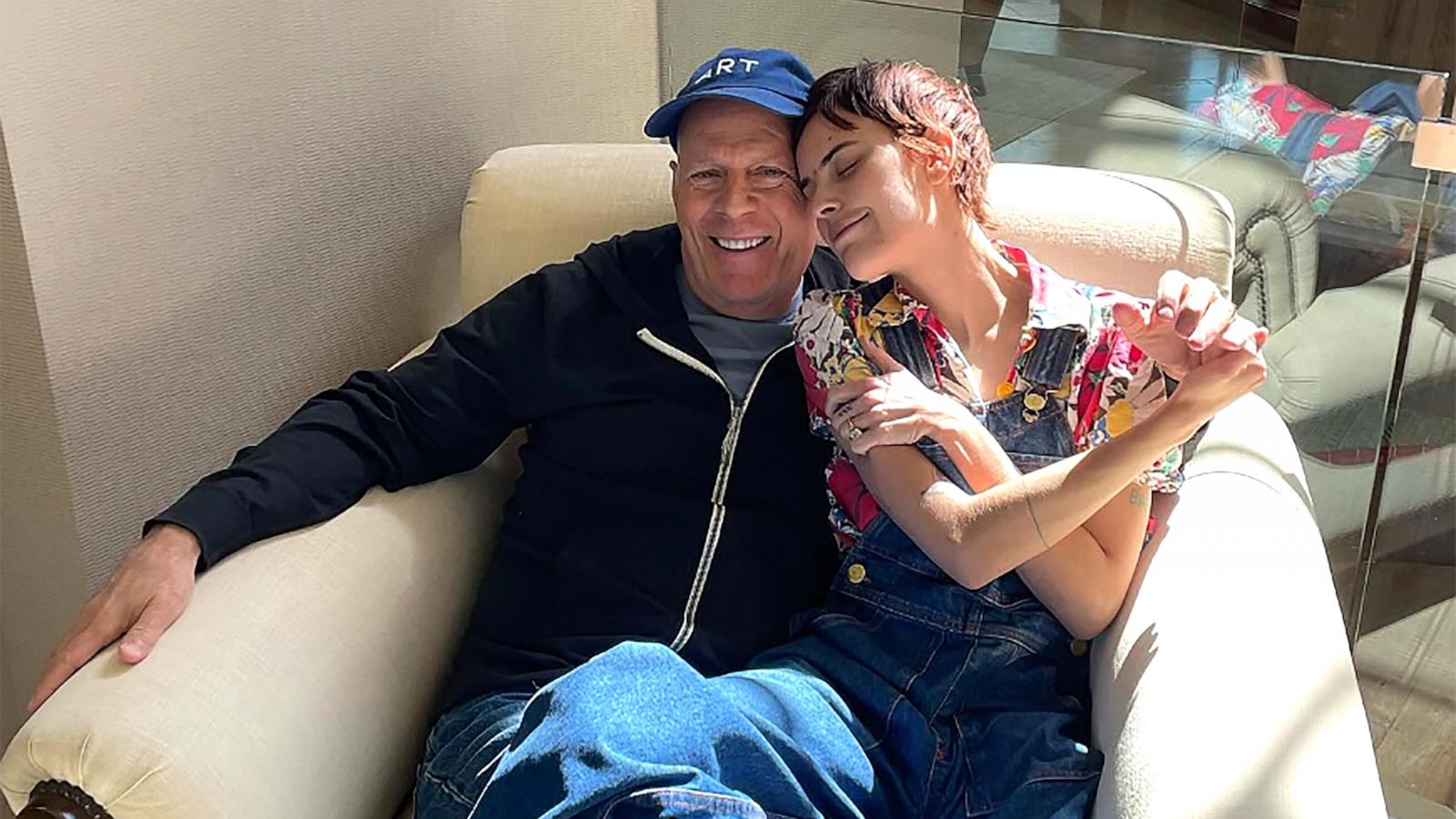 PHOTO: Bruce Willis and daughter Tallulah Willis pose together in an undated photo shared to Tallulah Willis' Instagram on Nov. 14, 2023.