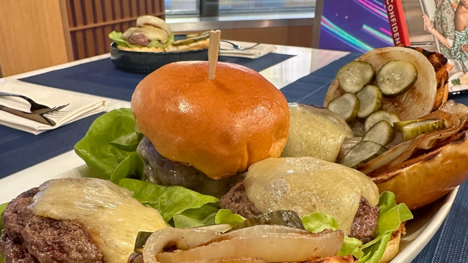 PHOTO: Besties Tamron Hall and Lish Steiling drop by 'GMA3' to talk about their new cookbook and cook up a delicious burger.