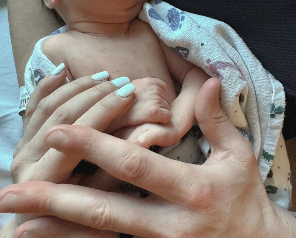 PHOTO: In a post made to his Instagram account, Tarek El Moussa and his wife Heather Rae El Moussa share a photo of their newborn son.