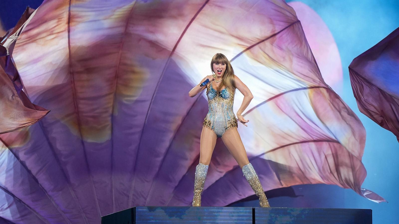 PHOTO:Taylor Swift performs during "The Eras Tour" in Vancouver, British Columbia, Dec. 6, 2024.