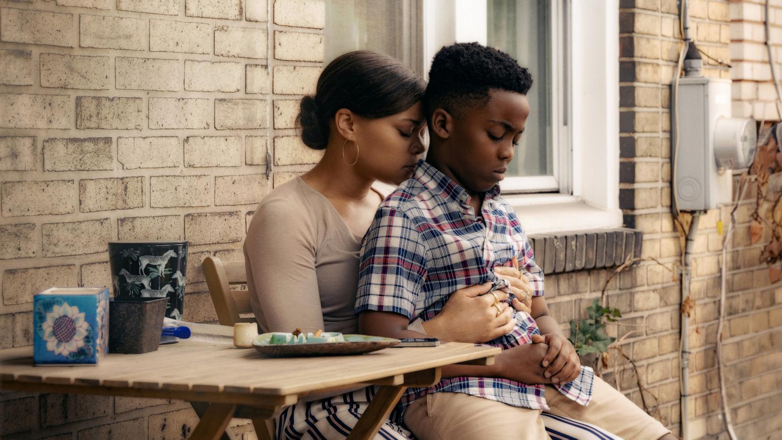 PHOTO: Andra Day as Ebony and Anthony B. Jenkins as Andre in a scene from the film 'The Deliverance.'