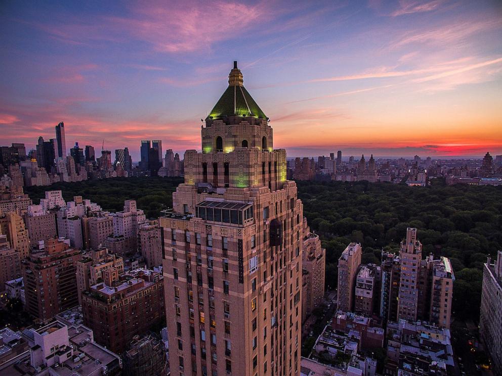 PHOTO: The Carlyle, a Rosewood hotel, in New York City at sunset.