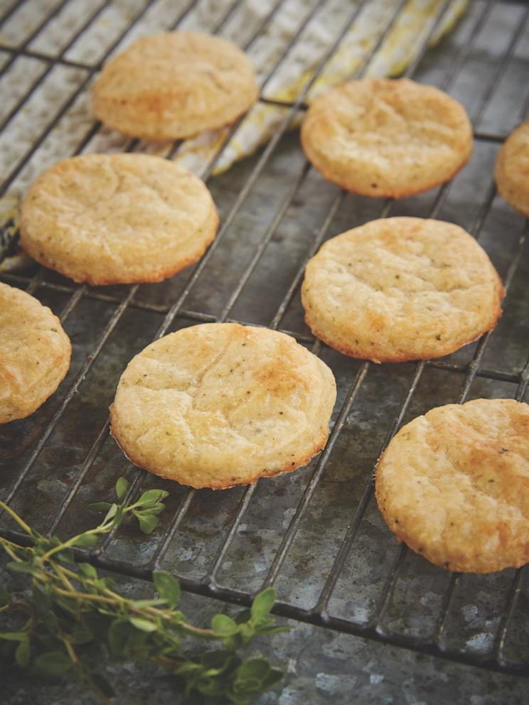 PHOTO: Thyme and Gruyère Savory Cookies.
