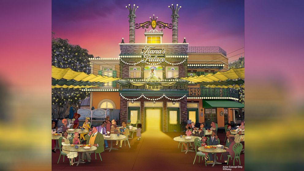 PHOTO: Tiana's palace coming to Disneyland in 2023.