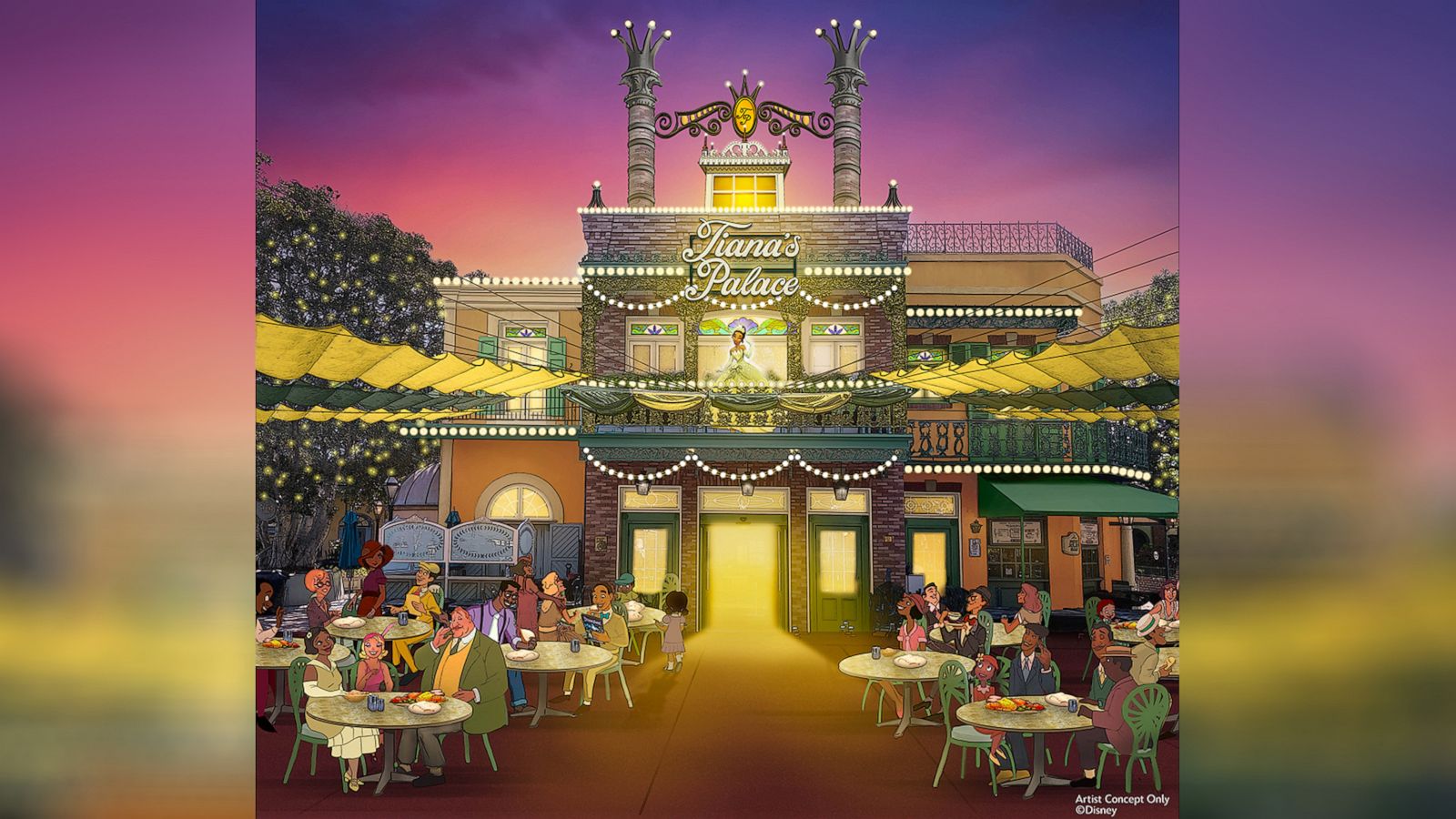 PHOTO: Tiana's palace coming to Disneyland in 2023.