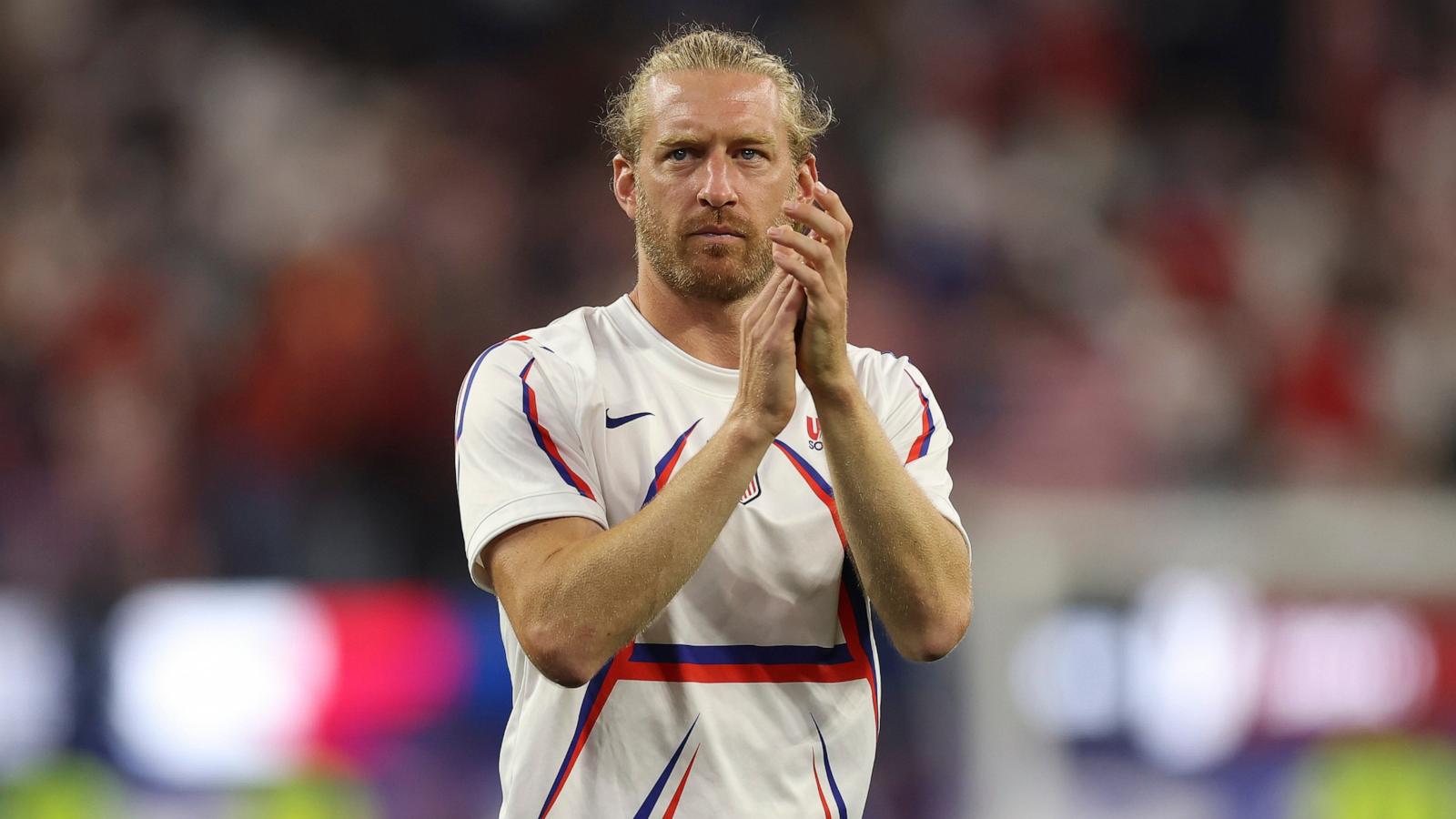 PHOTO: Tim Ream the United States applauds fans after their FIFA World Cup 2026 Group D match against Turkey, June 25, 2026 in Los Angeles.