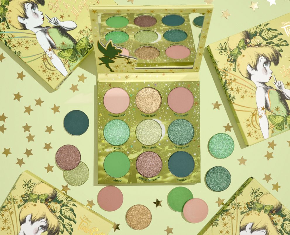 PHOTO: “Sprinkle a Little Magic” Palette from The Disney Tinker Bell and ColourPop Collection.