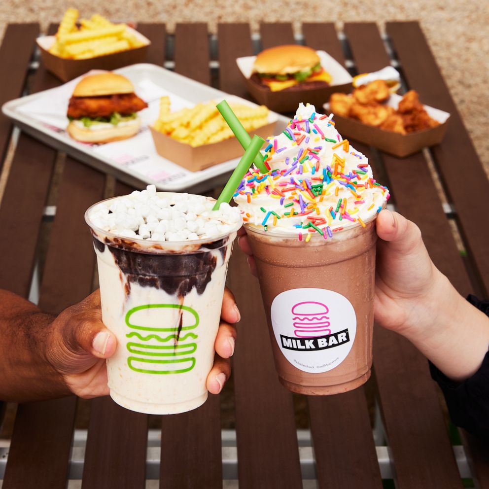 PHOTO: Two new milkshakes will hit the Shake Shack menu in a collaboration with Milk Bar.