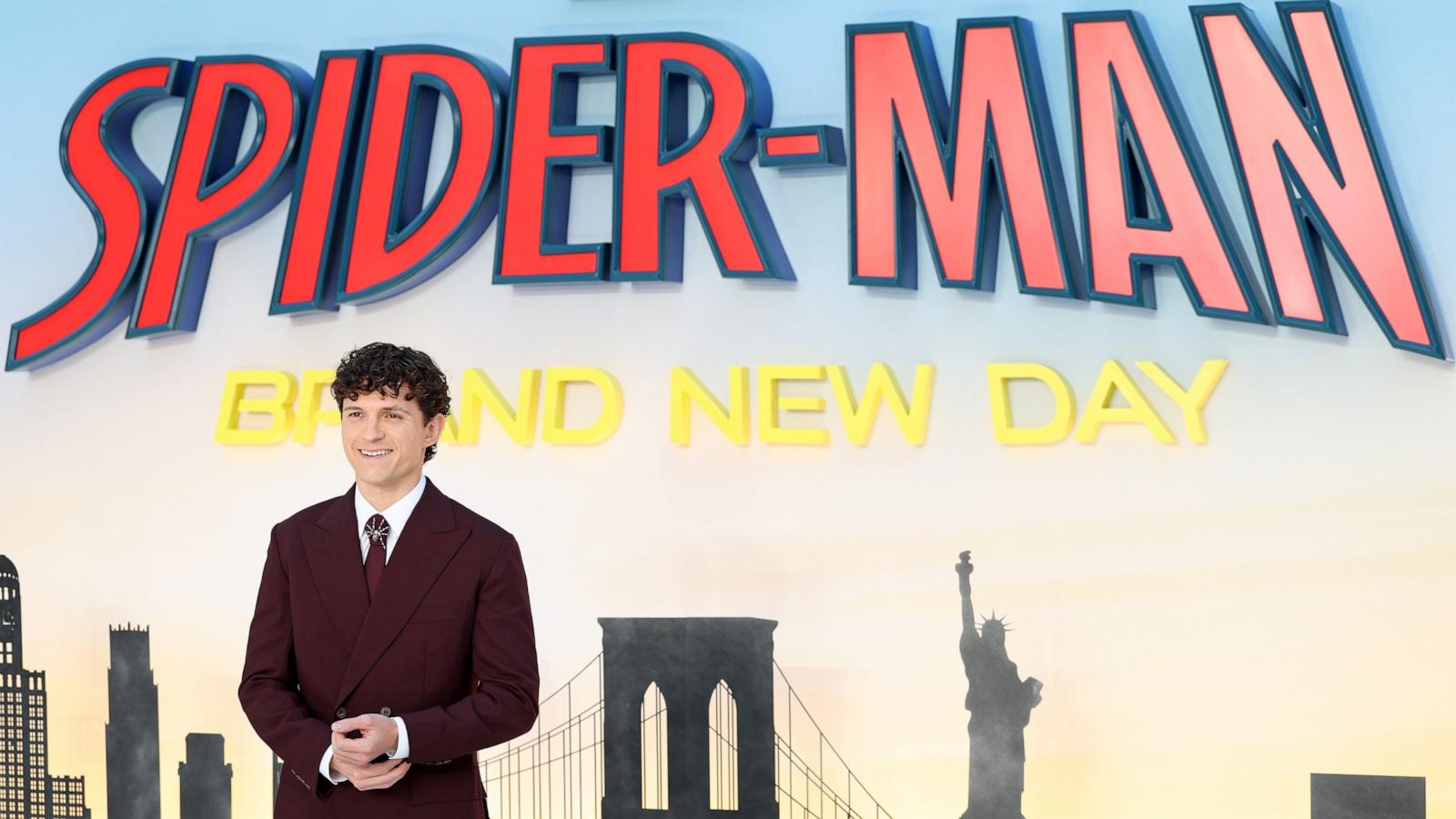Tom Holland attends the "Spider-Man: Brand New Day" UK Premiere on July 29, 2026 in London, England.