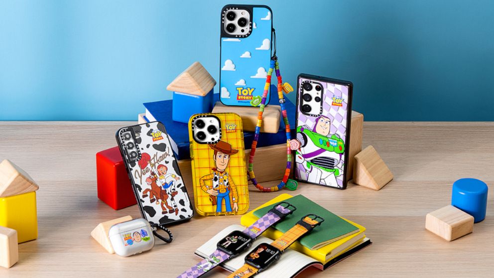 PHOTO: The Pixar x CASETiFY collection features recognizable characters and elements from the Toy Story franchise.