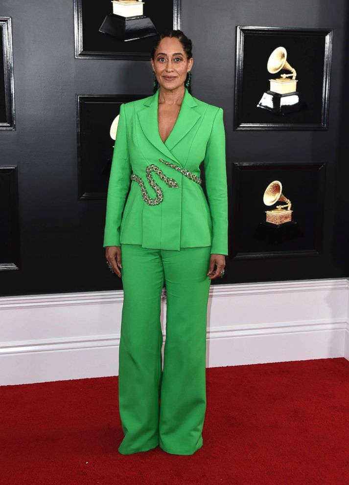 PHOTO: Tracee Ellis Ross arrives at the 61st annual Grammy Awards at the Staples Center Feb. 10, 2019, in Los Angeles.
