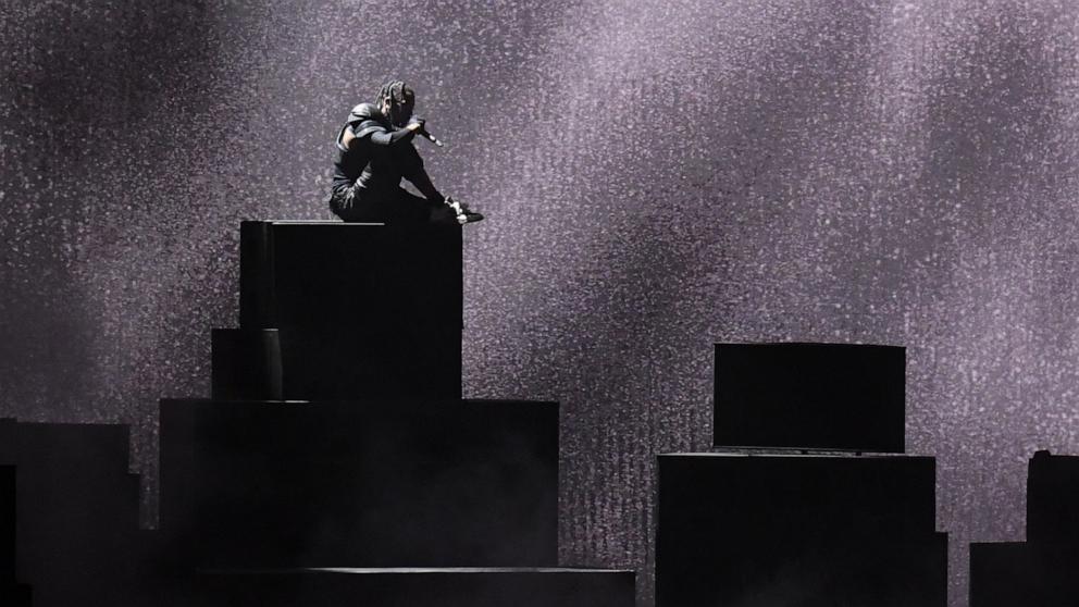 PHOTO: Travis Scott performs during the 66th Annual Grammy Awards at the Crypto.com Arena in Los Angeles, Feb. 4, 2024. 