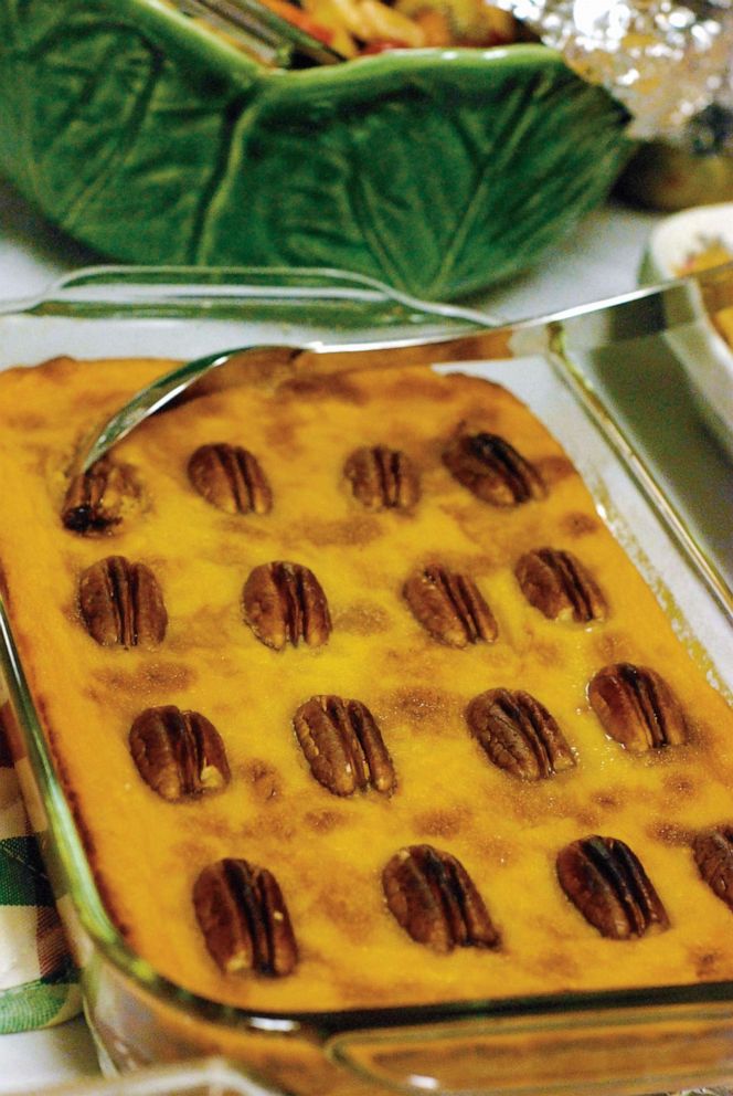 PHOTO: Trisha Yearwood's sweet potato pudding dish is shown.