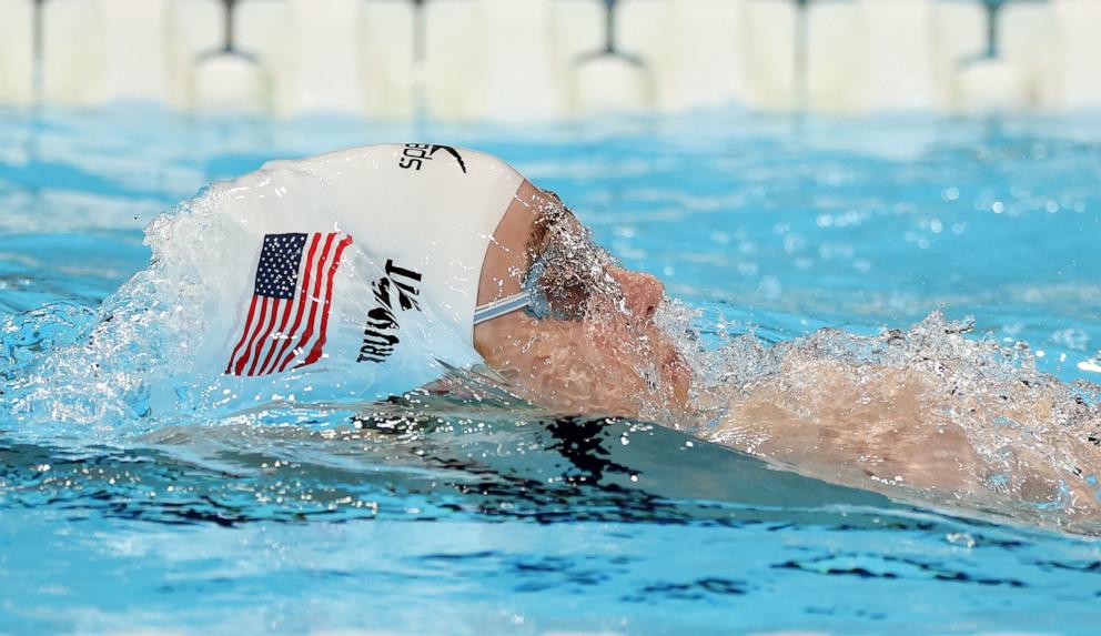 PHOTO: Alexandra Truwit of Team Unites States competes in the heats of the Women's 100m Backstroke S10 on day nine of the Paris 2024 Summer Paralympic Games at Paris La Defense Arena on Sept. 6, 2024 in Nanterre, France.