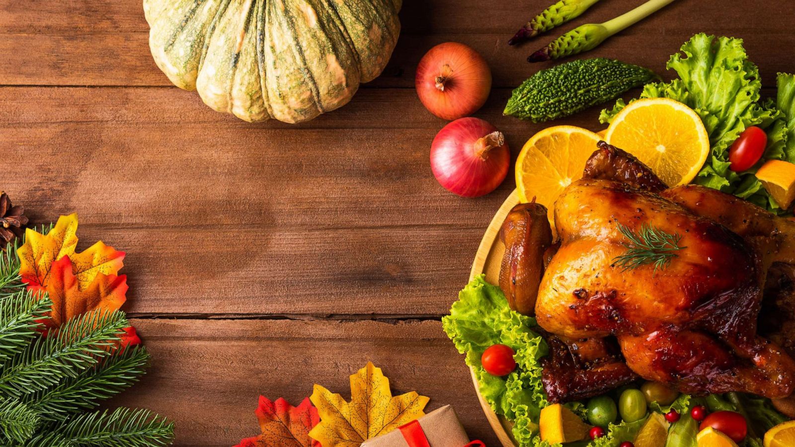 PHOTO: A roasted turkey is served for Thanksgiving dinner.